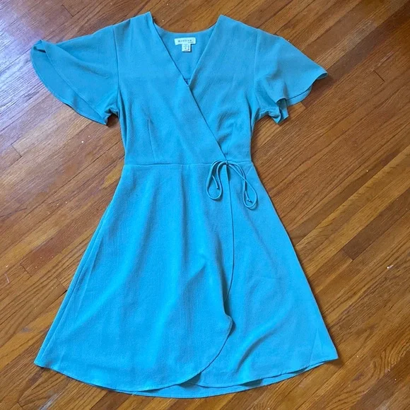 monteau dress green Monteau Sage Green Long Sleeve Dress